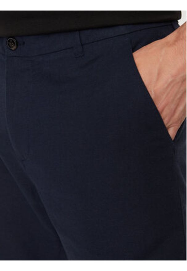 Jack & Jones Szorty materiałowe Stace 12248627 Granatowy Tapered Fit. Kolor: niebieski. Materiał: bawełna