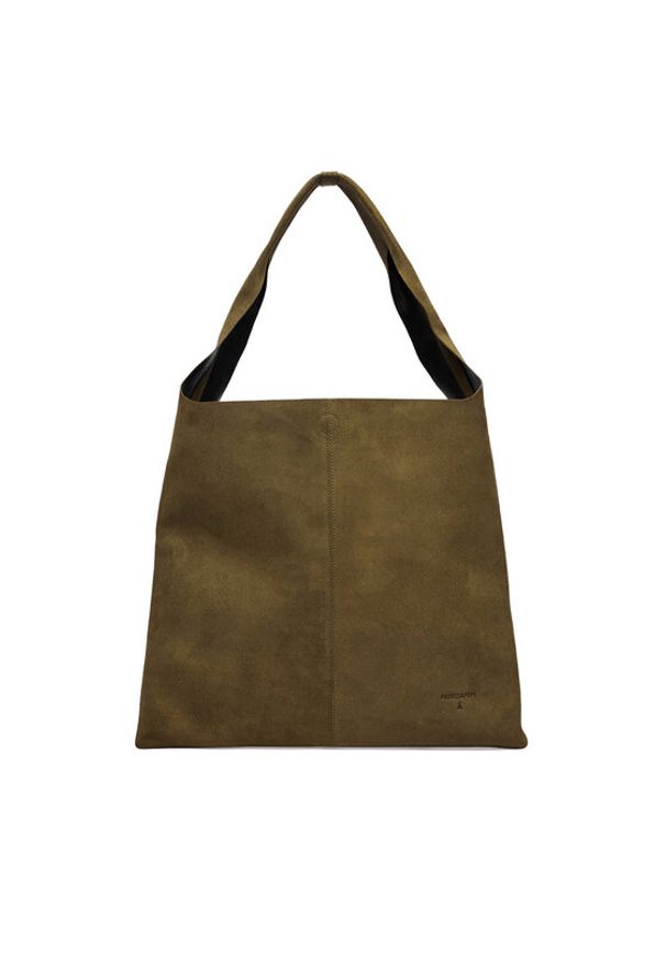 Patrizia Pepe Torebka 8B0321/L153-G626 Zielony. Kolor: zielony. Materiał: zamszowe, skórzane