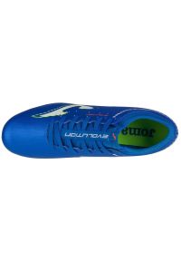 Buty piłkarskie Joma Evolution 2404 Fg M EVOS2404FG niebieskie. Zapięcie: sznurówki. Kolor: niebieski. Materiał: materiał, syntetyk, guma. Szerokość cholewki: normalna. Sport: piłka nożna #3