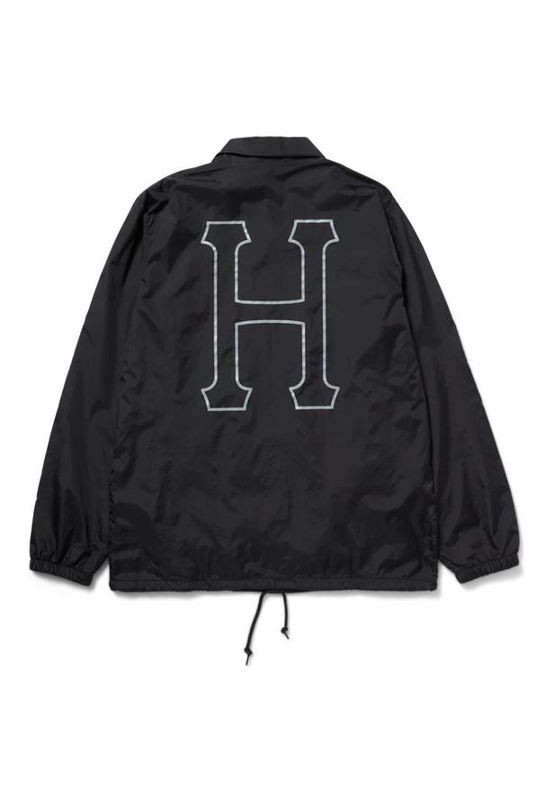 Kurtka turystyczna męska HUF Set H Coaches Jacket. Kolor: czarny. Materiał: nylon. Sport: turystyka piesza