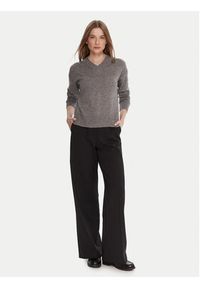 United Colors of Benetton - United Colors Of Benetton Sweter 102HD4032 Szary Relaxed Fit. Kolor: szary. Materiał: syntetyk #5