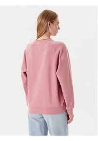Tommy Jeans Bluza Script DW0DW21196 Różowy Regular Fit. Kolor: różowy. Materiał: bawełna