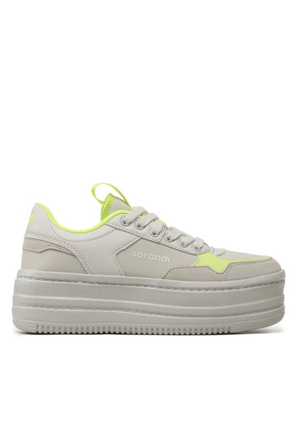 Sprandi Sneakersy WP40-22168Y Szary. Kolor: szary. Materiał: skóra