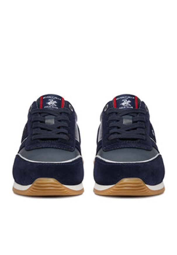 Beverly Hills Polo Club Sneakersy EO-SCOTT-12 MI08 Granatowy. Kolor: niebieski. Materiał: zamsz, skóra