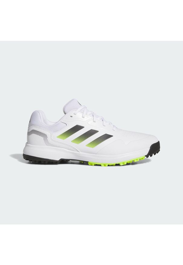 Adidas - Buty do gry w golfa Traxion Response Spikeless. Kolor: żółty, czarny, wielokolorowy, biały. Materiał: materiał. Sport: golf