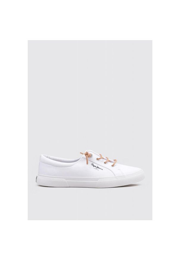 Buty damskie Pepe Jeans Kenton Block. Kolor: biały. Sport: turystyka piesza
