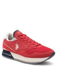 U.S. Polo Assn. Sneakersy NOBIL003G Czerwony. Kolor: czerwony. Materiał: skóra