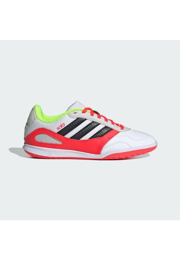 Adidas - Buty Super Sala Competition III IN Kids. Kolor: biały, wielokolorowy, czarny, szary