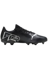 Buty piłkarskie Puma Future 7 Play FG/AG M 107723 02 czarne. Kolor: czarny. Materiał: materiał, dzianina, syntetyk. Szerokość cholewki: normalna. Sport: piłka nożna
