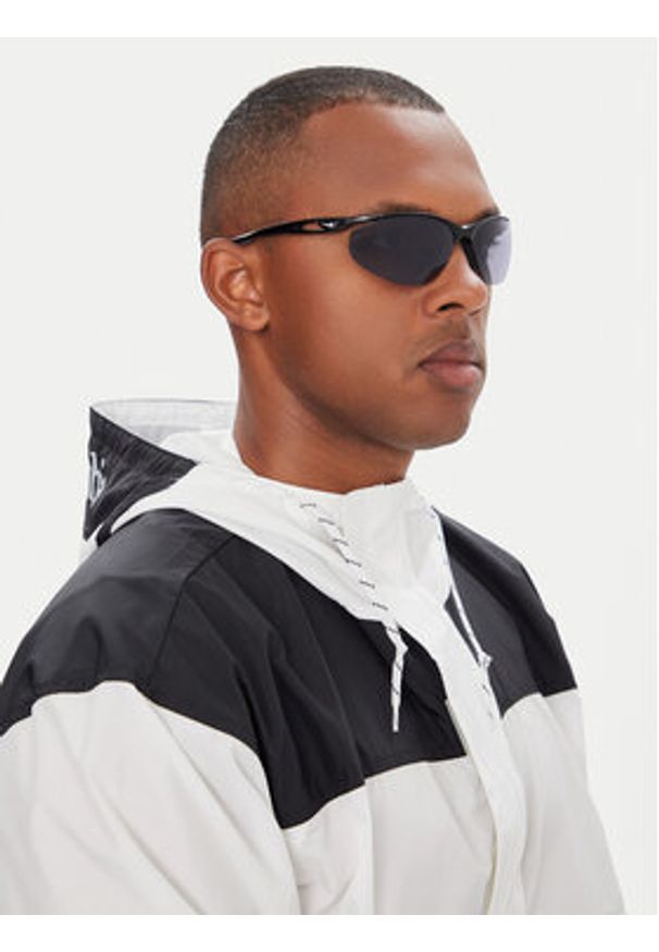 Nike Okulary przeciwsłoneczne Aerial DZ7352 010 Czarny. Kolor: czarny