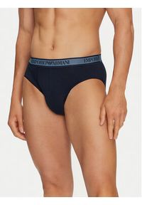 Emporio Armani Underwear Komplet 3 par slipów 111734 4F717 70435 Granatowy. Kolor: niebieski. Materiał: bawełna #3