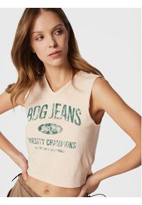 BDG Urban Outfitters Bluzka 75440024 Écru Regular Fit. Materiał: bawełna #4