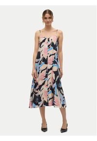Vero Moda Sukienka letnia Josie 10303398 Czarny Regular Fit. Kolor: czarny. Materiał: wiskoza. Sezon: lato #3