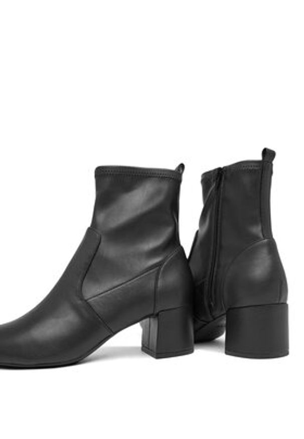 Aldo Botki Tirgus 13805877 Czarny. Kolor: czarny. Materiał: skóra