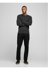 Jack & Jones Sweter Basic 12137190 Szary Regular Fit. Kolor: szary. Materiał: bawełna