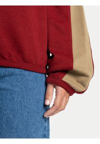 Quiksilver Bluza Mercury Block EQWFT03202 Czerwony Boxy Fit. Kolor: czerwony. Materiał: bawełna #8