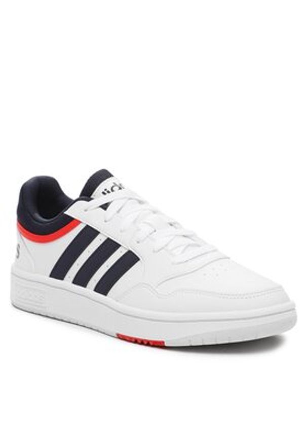 Adidas - adidas Sneakersy Hoops 3.0 Low Classic Vintage Shoes GY5427 Biały. Kolor: biały. Materiał: materiał