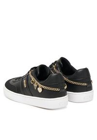 Guess Sneakersy FLTNAO LEA12 Czarny. Kolor: czarny. Materiał: skóra
