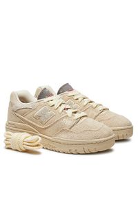 New Balance Sneakersy 550 V1 BB550THA Beżowy. Kolor: beżowy. Materiał: skóra, zamsz #5