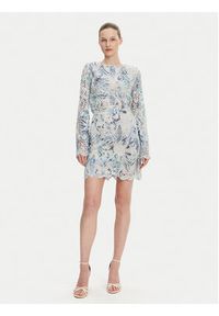 Guess Bluzka W5GH0T WHAD2 Niebieski Regular Fit. Kolor: niebieski. Materiał: syntetyk #3