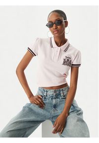 Juicy Couture Polo Juicy Puff JCGCT126015 Różowy Slim Fit. Typ kołnierza: polo. Kolor: różowy. Materiał: bawełna #4