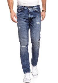 Wrangler - SPODNIE MĘSKIE WRANGLER SLIDER ONCE UPON A BLU W18RGW195 112127370