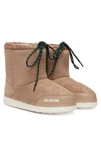 Love Moschino - LOVE MOSCHINO Śniegowce JA24112G1PISF105 Brązowy. Kolor: brązowy. Materiał: skóra, zamsz #3