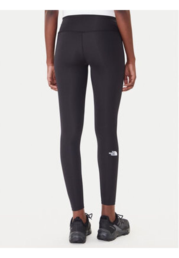 The North Face Legginsy Flex NF0A8EJB Czarny Slim Fit. Kolor: czarny. Materiał: syntetyk