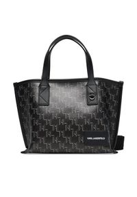 Karl Lagerfeld - KARL LAGERFELD Torebka A1W30184 Czarny. Kolor: czarny. Materiał: skórzane