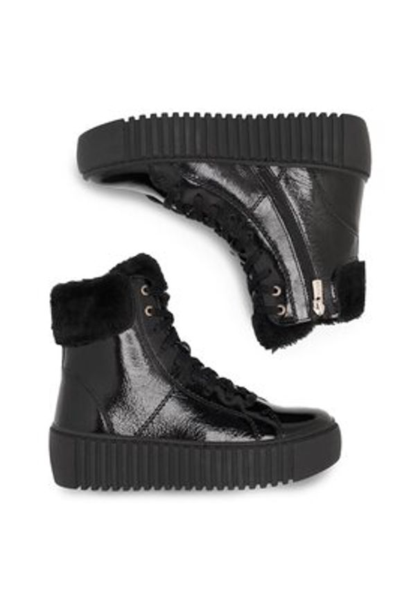 Sergio Bardi Trzewiki RST-C1039-01SB Czarny. Kolor: czarny. Materiał: materiał