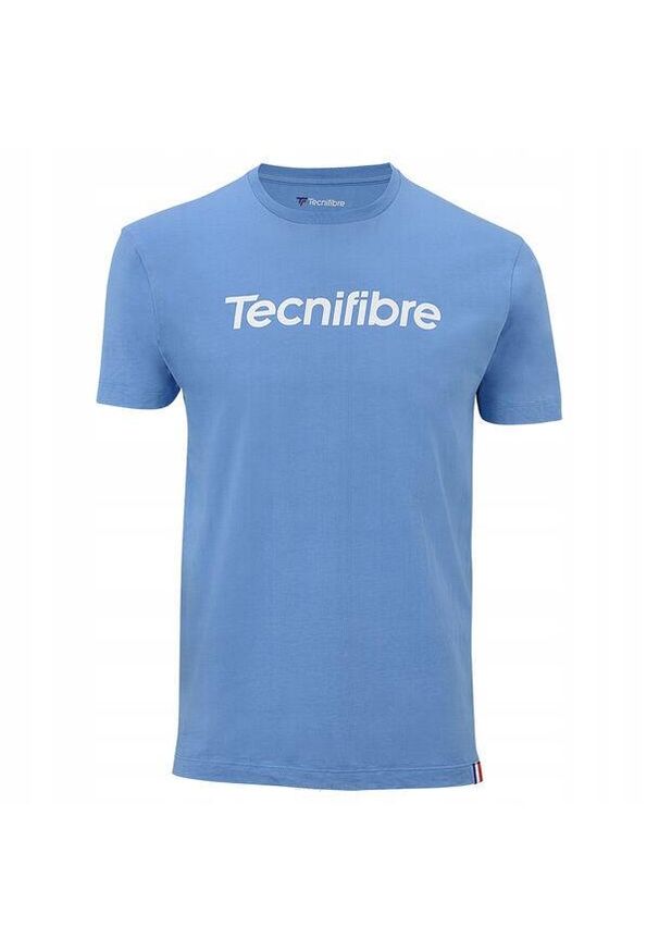 TECNIFIBRE - Koszulka tenisowa dziecięca Tecnifibre Club Tee T-shirt. Kolor: niebieski. Sport: tenis