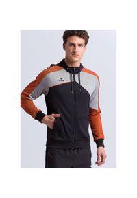 ERIMA - Kurtka z kapturem Erima Premium One 2.0. Typ kołnierza: kaptur. Kolor: szary, wielokolorowy, czarny. Sport: piłka ręczna #1