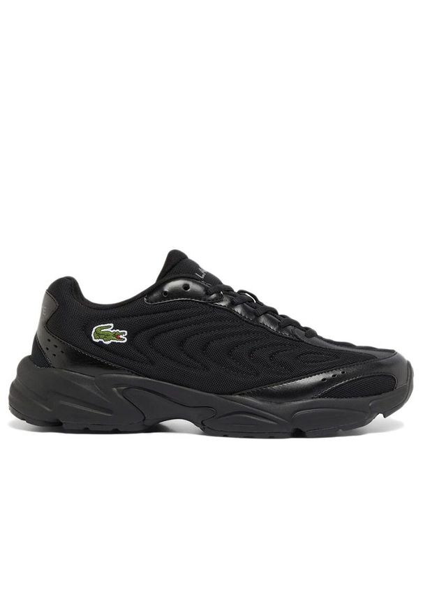 Buty Lacoste Storm 96 2K 749SMA0023-02H - czarne. Zapięcie: sznurówki. Kolor: czarny. Materiał: skóra, syntetyk, tkanina. Szerokość cholewki: normalna