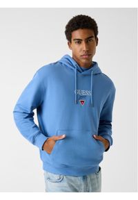 Guess Jeans Bluza 180299 Błękitny Classic Fit. Kolor: niebieski #1