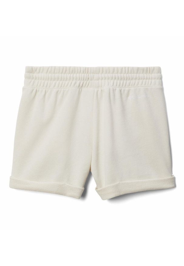 columbia - Krótkie Spodenki Turystyczne Dziecięce Columbia Trek French Terry Short. Kolor: beżowy. Długość: krótkie. Styl: sportowy. Sport: turystyka piesza