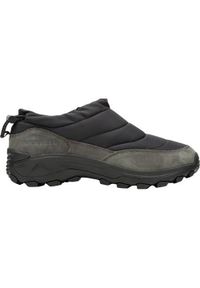 Buty do chodzenia męskie Merrell Winter Moc Zero. Kolor: szary. Materiał: syntetyk, zamsz, materiał. Szerokość cholewki: normalna. Sport: turystyka piesza