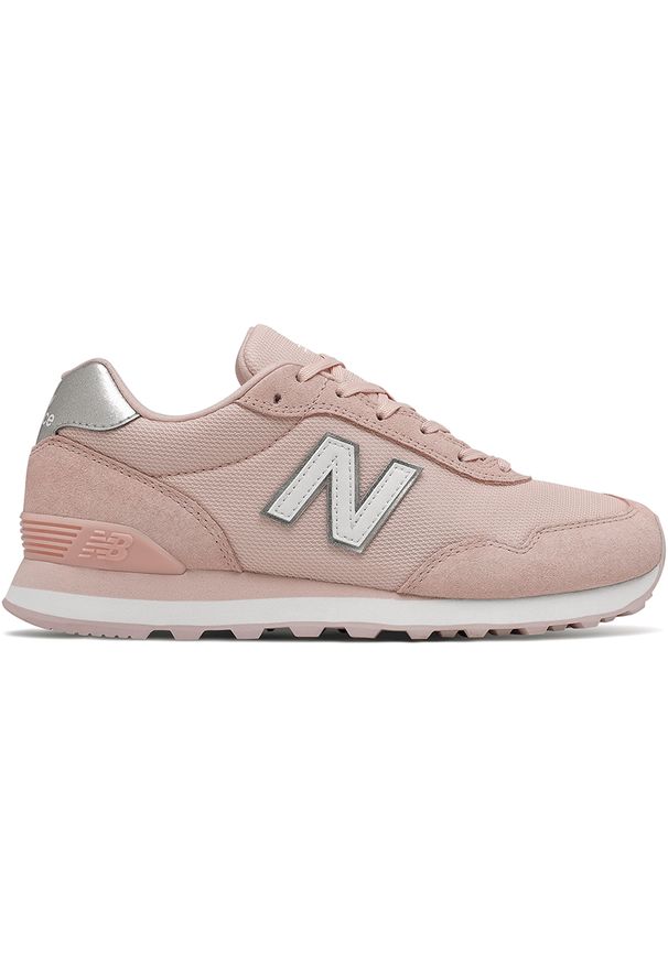 Buty damskie New Balance WL515BB3 – różowe. Okazja: na co dzień. Kolor: różowy. Materiał: dresówka, skóra, zamsz, syntetyk, guma, tworzywo sztuczne, materiał. Szerokość cholewki: normalna