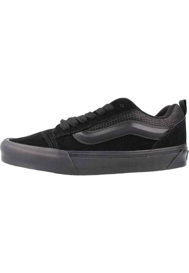 Tenisówki Vans Model Knu Skool Kolor Czarny. Kolor: czarny. Materiał: guma, syntetyk, materiał, tkanina, zamsz