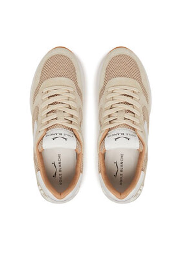 Voile Blanche Sneakersy Merry Sport 0012018825.04.1N03 Beżowy. Kolor: beżowy. Materiał: zamsz, skóra
