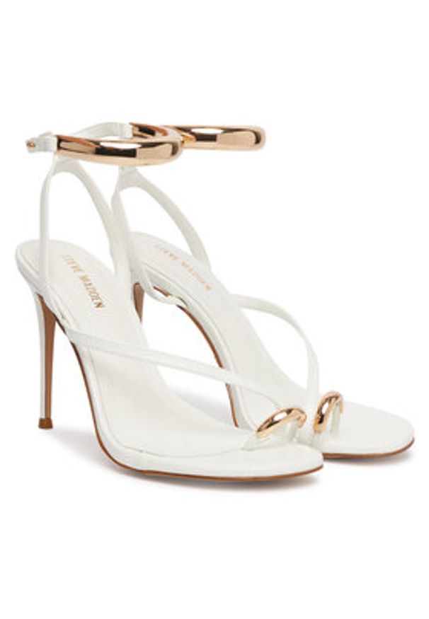 Steve Madden Klapki Missile-S 11003880 Biały. Kolor: biały. Materiał: skóra