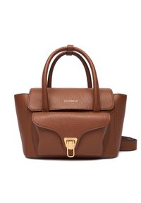Coccinelle Torebka T8A Coccinelledouble Beat E1 T8A 18 03 01 Brązowy. Kolor: brązowy. Materiał: skórzane #1