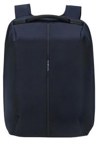 Samsonite Securipak 2.0 17.3'' granatowy. Kolor: niebieski. Materiał: tkanina, materiał. Styl: młodzieżowy, elegancki