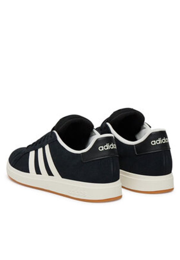 Adidas - adidas Sneakersy GRAND COURT 00s K JH6178 Granatowy. Kolor: niebieski. Materiał: skóra, zamsz