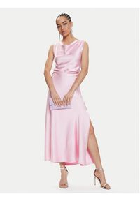 Imperial Sukienka koktajlowa AEQJHBA Różowy Slim Fit. Kolor: różowy. Materiał: syntetyk. Styl: wizytowy #3