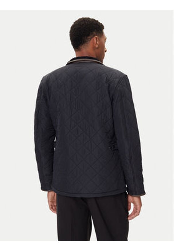 Barbour Kurtka przejściowa Powell MQU0281NY71 Granatowy Slim Fit. Kolor: niebieski. Materiał: syntetyk