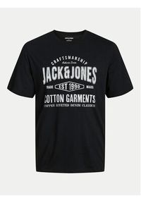 Jack & Jones - Jack&Jones T-Shirt Jeans 12256779 Czarny Standard Fit. Kolor: czarny. Materiał: bawełna #2