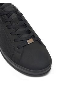 Calvin Klein Sneakersy Low Top Lace Up Nb Mono HM0HM01768 Czarny. Kolor: czarny. Materiał: skóra #6