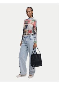 Desigual Plecak Embro Patch Pretoria 25WAKP24 Czarny. Kolor: czarny. Materiał: skóra #3