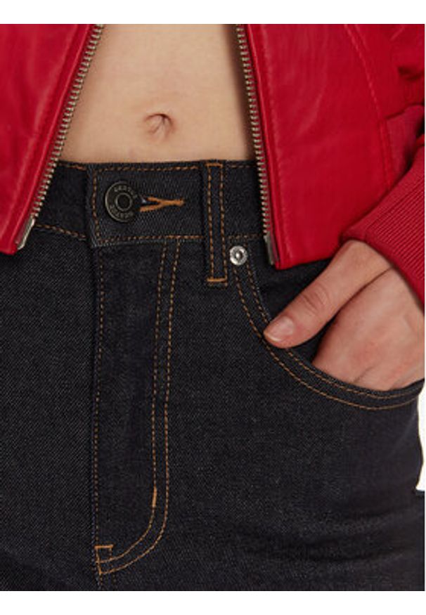 GESTUZ - Gestuz Jeansy Nathalie 10909482 Granatowy Flare Fit. Kolor: niebieski