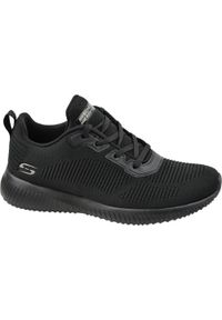 skechers - Buty do chodzenia damskie Skechers Bobs Squad Tough. Zapięcie: sznurówki. Kolor: czarny, wielokolorowy. Materiał: syntetyk, materiał. Szerokość cholewki: normalna. Sport: turystyka piesza
